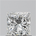 Natural Diamond 0.90 Carats, Princess with  Cut, G Color, VS1 Clarity and Certified by GIA