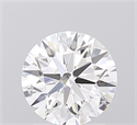 Lab Grown Diamond 1.55 Carats, Round with Ideal Cut, D Color, VVS2 Clarity and Certified by IGI