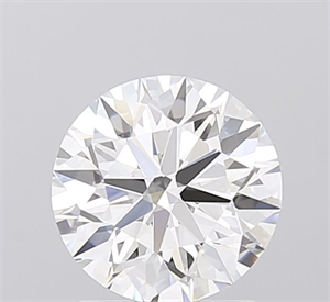 Picture of Lab Grown Diamond 1.55 Carats, Round with Ideal Cut, D Color, VVS2 Clarity and Certified by IGI