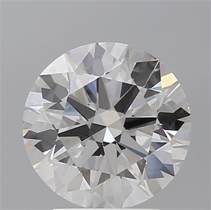 Picture of Lab Grown Diamond 3.02 Carats, Round with Ideal Cut, F Color, VVS2 Clarity and Certified by IGI