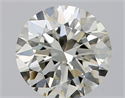Natural Diamond 1.11 Carats, Round with Excellent Cut, I Color, VVS1 Clarity and Certified by IGI