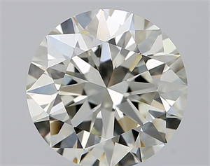 Picture of Natural Diamond 1.11 Carats, Round with Excellent Cut, I Color, VVS1 Clarity and Certified by IGI