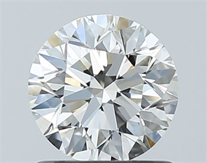 Picture of Natural Diamond 0.90 Carats, Round with Excellent Cut, I Color, VVS2 Clarity and Certified by GIA