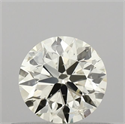 Natural Diamond 0.50 Carats, Round with Excellent Cut, L Color, SI2 Clarity and Certified by IGI