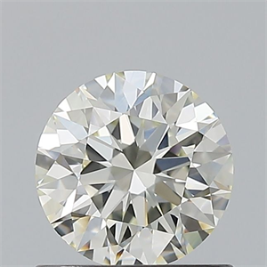 Foto Diamante Natural 0.74 quilates, Redondo , Color L, claridad IF y certificado GIA de