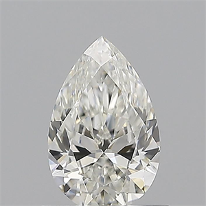 Picture of Natural Diamond 0.72 Carats, Pear with  Cut, H Color, VS1 Clarity and Certified by GIA