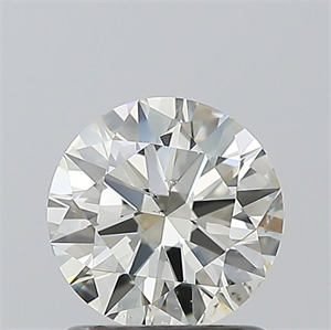 Picture of Natural Diamond 1.00 Carats, Round with Excellent Cut, L Color, SI1 Clarity and Certified by GIA