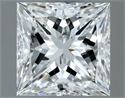 Natural Diamond 1.01 Carats, Princess with  Cut, F Color, VS2 Clarity and Certified by IGI
