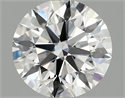 Del inventario de diamantes de laboratorio, 1.55 quilates, Redondo , Color F, claridad VS1 y certificado IGI