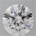 Lab Grown Diamond 5.58 Carats, Round with Ideal Cut, E Color, VVS2 Clarity and Certified by IGI