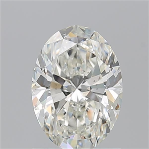 Picture of Natural Diamond 1.31 Carats, Oval with  Cut, J Color, SI1 Clarity and Certified by GIA