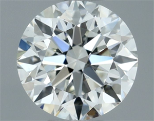 Foto Diamante Natural 0.50 quilates, Redondo , Color G, claridad VVS2 y certificado IGI de