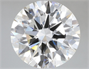 Lab Grown Diamond 7.03 Carats, Round with Ideal Cut, F Color, VVS2 Clarity and Certified by IGI