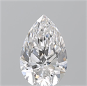 Natural Diamond 0.78 Carats, Pear with  Cut, F Color, VVS2 Clarity and Certified by GIA