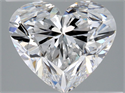 Natural Diamond 2.02 Carats, Heart with  Cut, D Color, VS2 Clarity and Certified by GIA