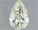 Natural Diamond 1.00 Carats, Pear with  Cut, L Color, VS1 Clarity and Certified by GIA