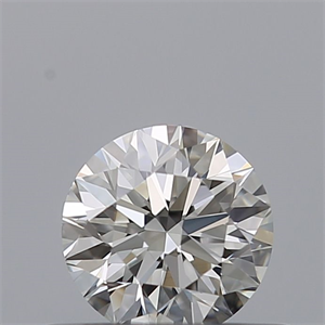 Foto Diamante Natural 0.41 quilates, Redondo , Color G, claridad IF y certificado GIA de