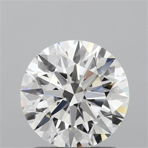 Picture of Lab Grown Diamond 1.22 Carats, Round with Ideal Cut, D Color, VVS2 Clarity and Certified by IGI