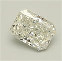 Natural Diamond 1.50 Carats, Radiant with  Cut, J Color, SI1 Clarity and Certified by GIA