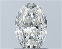 Diamante Natural 0.90 quilates, Ovalado , Color G, claridad VS1 y certificado GIA