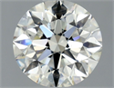 Diamante Natural 0.90 quilates, Redondo , Color K, claridad SI1 y certificado GIA