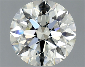 Foto Diamante Natural 0.90 quilates, Redondo , Color K, claridad SI1 y certificado GIA de