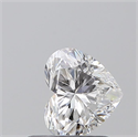Natural Diamond 0.62 Carats, Heart with  Cut, D Color, SI1 Clarity and Certified by GIA