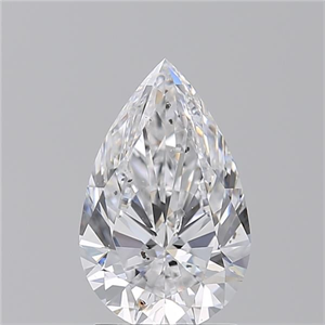 Foto Diamante Natural 2.01 quilates, De pera , Color D, claridad SI1 y certificado GIA de