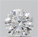 Natural Diamond 0.90 Carats, Round with Excellent Cut, D Color, SI1 Clarity and Certified by GIA