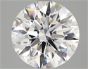 Del inventario de diamantes de laboratorio, 3.70 quilates, Redondo , Color E, claridad VVS2 y certificado IGI