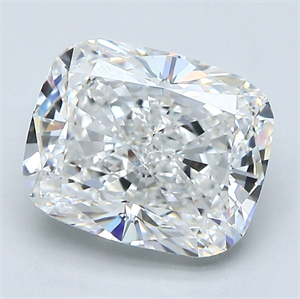 Picture of Natural Diamond 3.01 Carats, Cushion with  Cut, F Color, VVS2 Clarity and Certified by GIA