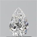 Diamante Natural 0.50 quilates, De pera , Color D, claridad VS1 y certificado GIA