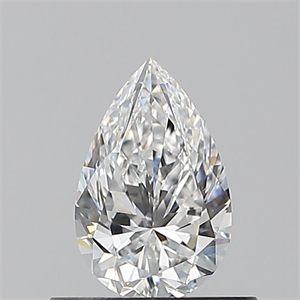 Foto Diamante Natural 0.50 quilates, De pera , Color D, claridad VS1 y certificado GIA de