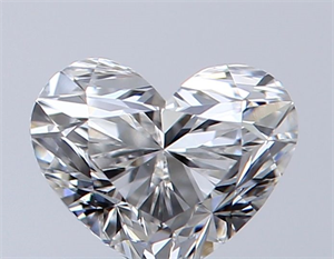 Picture of Natural Diamond 0.40 Carats, Heart with  Cut, G Color, VS1 Clarity and Certified by GIA