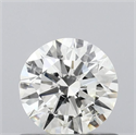 Natural Diamond 0.70 Carats, Round with Excellent Cut, K Color, SI2 Clarity and Certified by GIA
