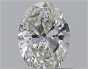 Diamante Natural 0.57 quilates, Ovalado , Color H, claridad VS2 y certificado GIA