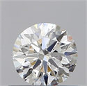 Natural Diamond 0.50 Carats, Round with Excellent Cut, G Color, SI1 Clarity and Certified by GIA