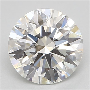 Foto Diamante Natural 0.71 quilates, Redondo , Color H, claridad VVS1 y certificado GIA de