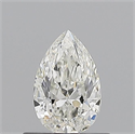 Diamante Natural 0.51 quilates, De pera , Color I, claridad VVS1 y certificado GIA