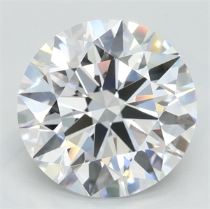 Picture of Lab Grown Diamond 3.29 Carats, Round with Excellent Cut, D Color, VVS1 Clarity and Certified by GIA