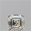 Natural Diamond 0.86 Carats, Asscher with  Cut, H Color, IF Clarity and Certified by GIA
