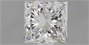 Diamante Natural 0.37 quilates, Princesa , Color G, claridad VVS1 y certificado GIA