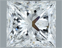 Natural Diamond 1.21 Carats, Princess with  Cut, E Color, VS1 Clarity and Certified by GIA