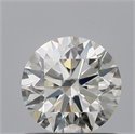 Natural Diamond 0.71 Carats, Round with Excellent Cut, G Color, VVS2 Clarity and Certified by IGI