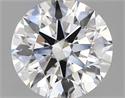 Lab Grown Diamond 2.82 Carats, Round with Ideal Cut, D Color, VVS2 Clarity and Certified by IGI