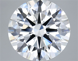Picture of Lab Grown Diamond 5.02 Carats, Round with Ideal Cut, D Color, VVS1 Clarity and Certified by IGI