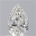 Diamante Natural 0.50 quilates, De pera , Color G, claridad VS2 y certificado GIA