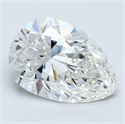 Diamante Natural 4.47 quilates, De pera , Color H, claridad VS1 y certificado GIA