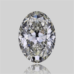 Picture of Natural Diamond 1.52 Carats, Oval with  Cut, K Color, VS2 Clarity and Certified by GIA
