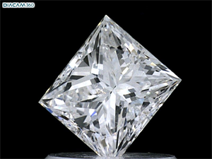 Foto Diamante Natural 0.72 quilates, Princesa , Color D, claridad VS1 y certificado GIA de